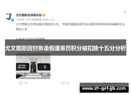 尤文图斯因财务造假遭重罚积分被扣除十五分分析 尤文图斯因财务造假遭重罚积分被扣除十五分分析
